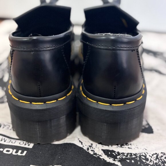 Dr. Martens Black Leather Tassel Loafers - Picture 4 of 7